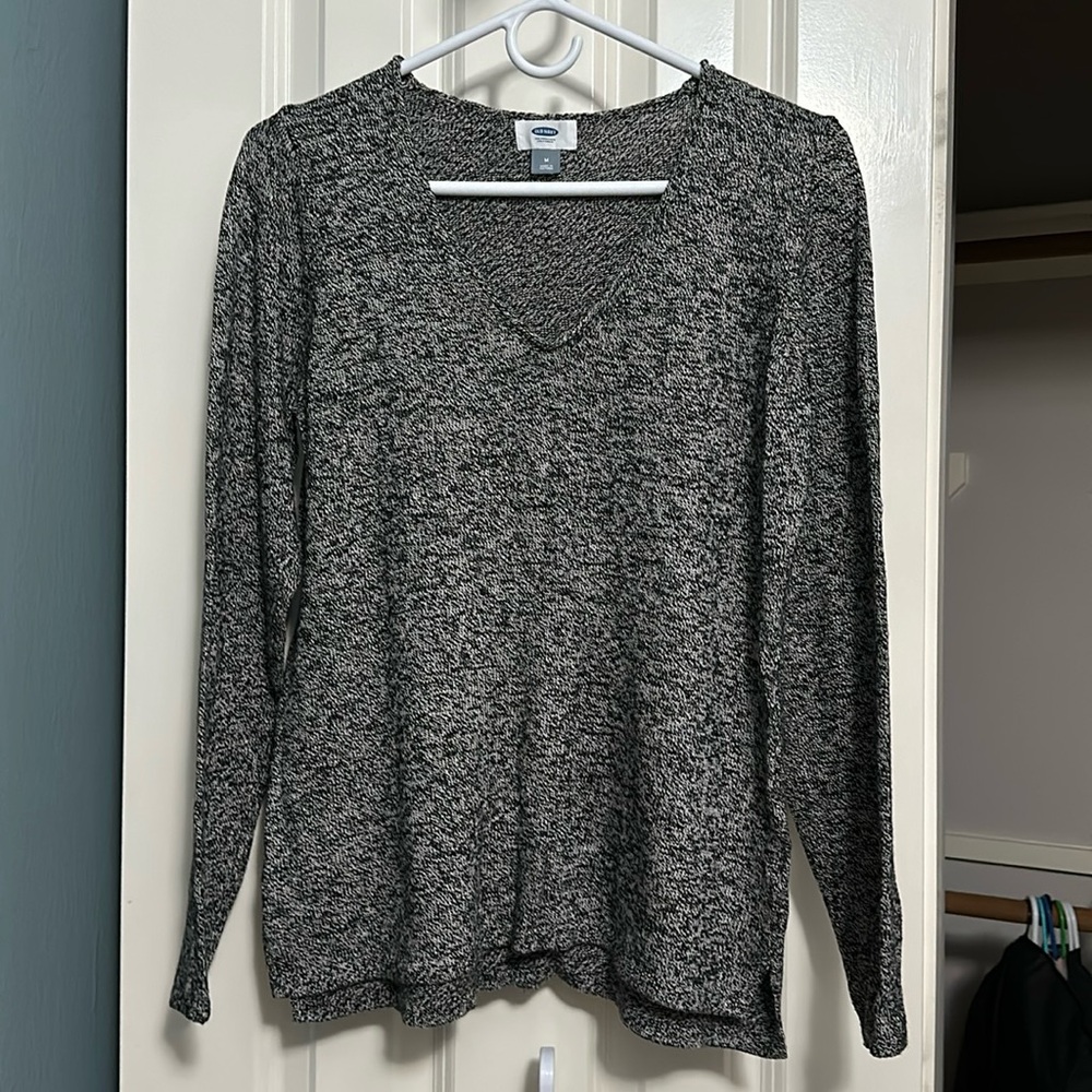 Old Navy Charcoal Marled Sweater Size Medium